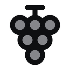 Obraz premium grapes icon for web ui design