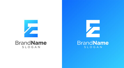 Letter E logo design for various types of businesses and company