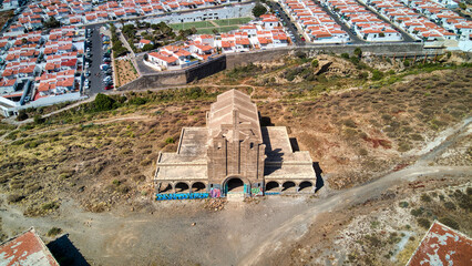 Tomas aéreas con dron del antiguo Sanatorio y leprosería de Abades y Abona, Tenerife, Canarias.