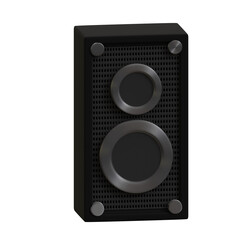 3d rendered speaker sound system perfect for music design project