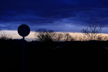 印旛沼の夕焼け４８