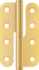 Brass gold Door Hinge. Door hinge bronze. tools for joint gates and windows. 
