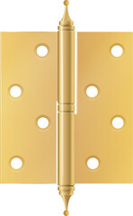 Brass gold Door Hinge. Door hinge bronze. tools for joint gates and windows. 