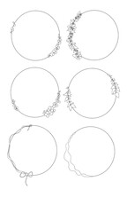 Kreise Ornamente für Journals