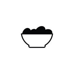 Food icon design with white background stock illustration