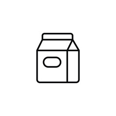 Milk icon design with white background stock illustration