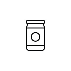 Softdrink icon design with white background stock illustration
