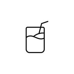 Apple Juice icon design with white background stock illustration