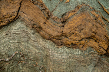 Beautiful stone texture close-up. Natural patterns on stone. 