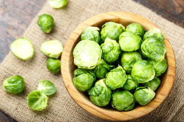 raw Brussels sprouts