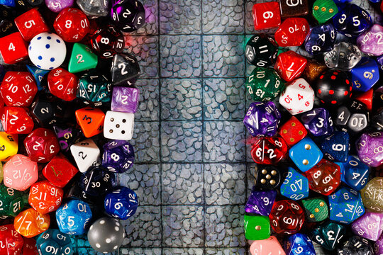 Dice for board game and role-playing game