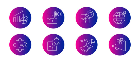 Effective Solution Icons to Boost Your Business. High-Quality Solution Icons for Your Business Needs. Pixel Perfect Vector Editable Stroke.