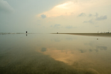landscape of Bakkhali sea shore