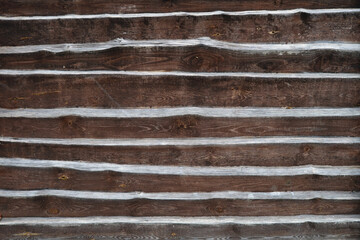 wooden background made of cross-cut wood with a pattern of rings