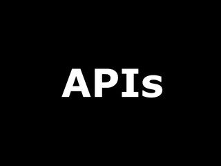Fototapeta na wymiar APIs
