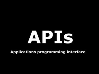 APIs