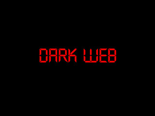 Fototapeta na wymiar Dark web