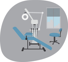 Dental office. High quality vector illustration.
