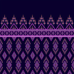 Thai silk fabric vector pattern.