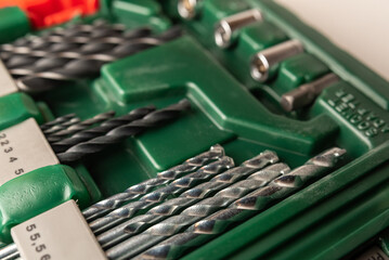 Photo of tooling,drill on white background
