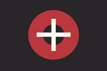 Obraz premium Medical Cross Logo. Generative AI