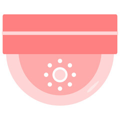 Pink Color Dome Camera Design
