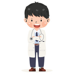 man doctor with folded arms