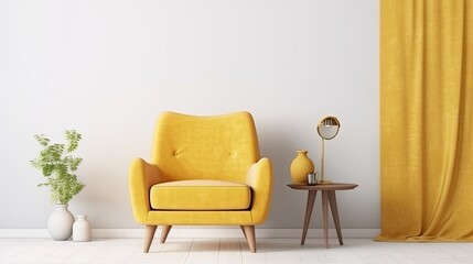 Living room interior Generative AI