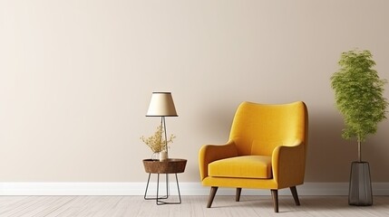 Living room interior Generative AI