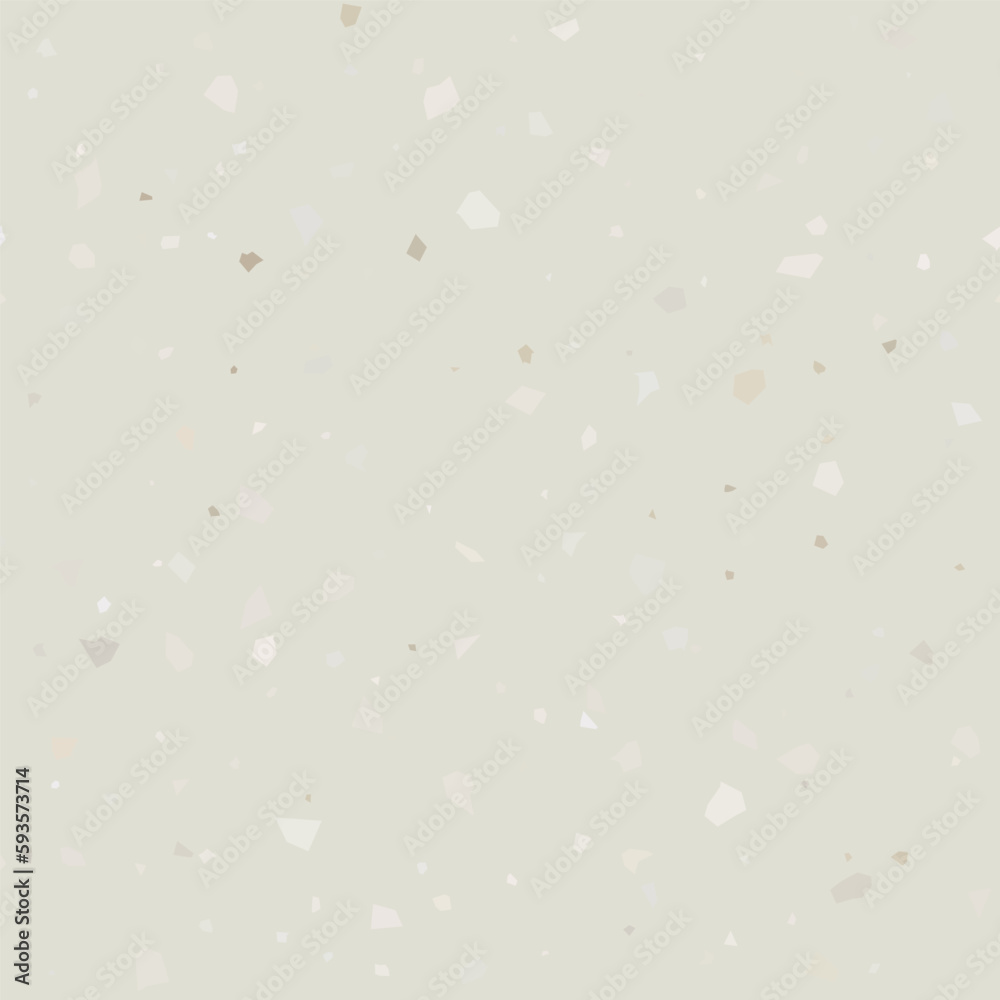Poster Terrazzo flooring textured surface modern abstract pattern. Vector seamless abstract repeat with chips of marble or granite in soft pastel colors.