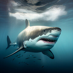 Fototapeta premium shark in the sea