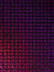 Abstract purple and red holographic background. Minimal mosaic wallpaper made of squares.