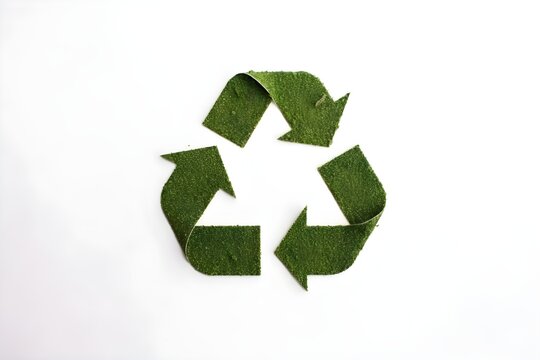 Wallpaper Illustration, icon of sustainability. Concept of sustainability, care for planet earth, recycling. Generative AI.