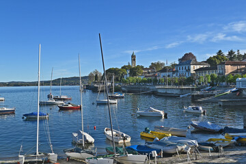 Lesa, Marina e porticciolo - Lago Maggiore