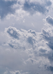 blue sky background with big clouds. sky clouds