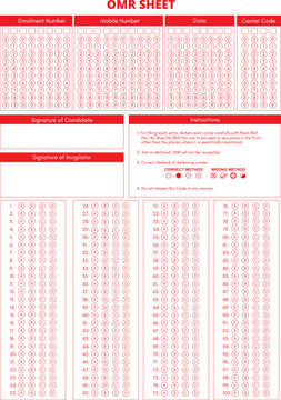 OMR Sheet Design