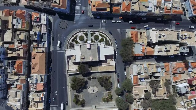 Drone footage, Aerial Mindelo city bay, marina in S&atilde;o Vicente, Cabo Verde