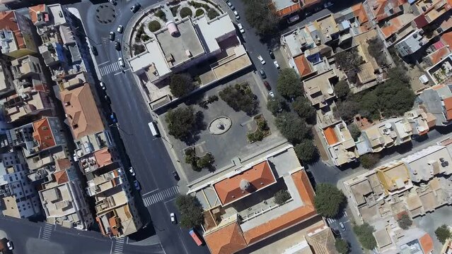 Drone footage, Aerial Mindelo city bay, marina in S&atilde;o Vicente, Cabo Verde