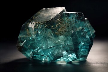 Glittering Aventurine Stone Crystal in Close-Up