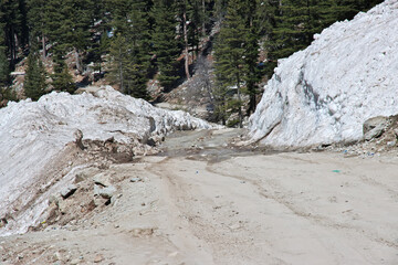 The road of Kalam valley in Himalayas, Pakistan
