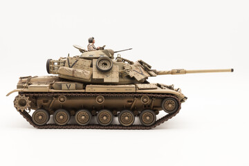 Fototapeta na wymiar USMC M60A1 Patton Main Battle Tank