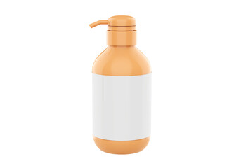 Realistic Cosmetic bottle can sprayer container. Dispenser for cream, soups, and other cosmetics With lid and without. Template For Mock up Your Design. 3D illustration