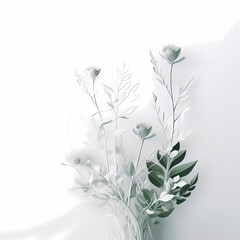 Simple white background