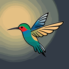 Obraz premium hummingbird in flight