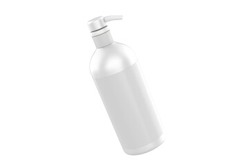 Realistic Cosmetic bottle can sprayer container. Dispenser for cream, soups, and other cosmetics With lid and without. Template For Mock up Your Design. 3D illustration