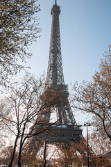 Fototapeta na wymiar Paris, France, April 6th 2023: Eiffel Tower in Paris. 