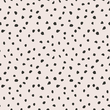 Doodle dots seamless pattern for textile
