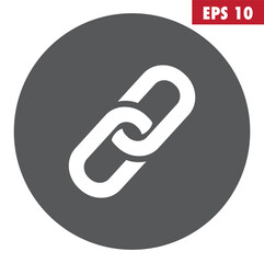 Black and white chain icon design