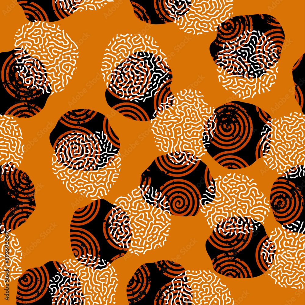 Aufkleber vector ethnic tribal pattern. seamless vector image.
