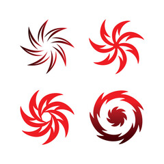 Vortex vector illustration icon
